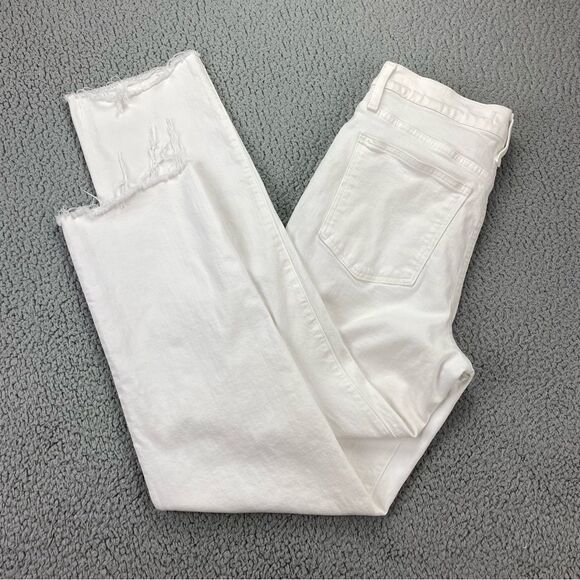 Madewell Women's The Perfect Vintage Straight Ripped-Knee Jeans | Size: 28 - Picture 8 of 16